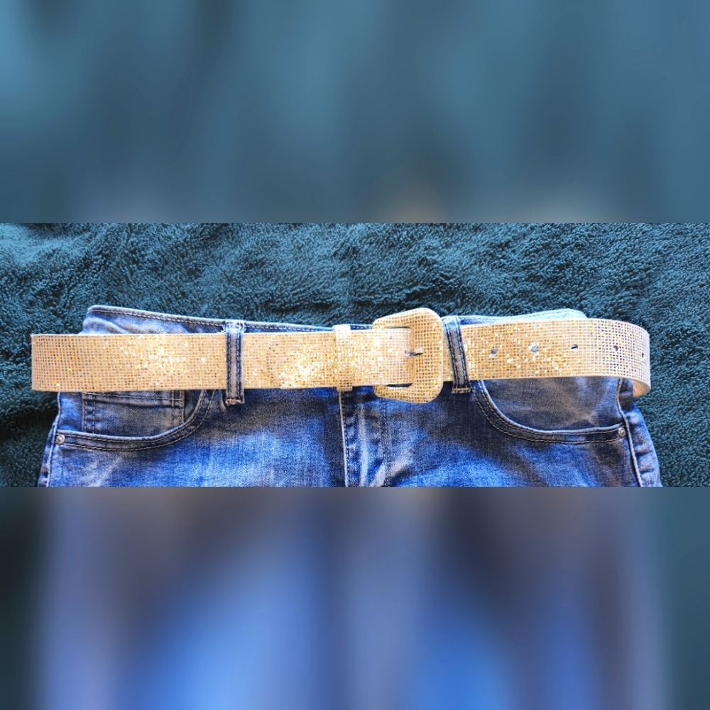 Gold sparkle Belt